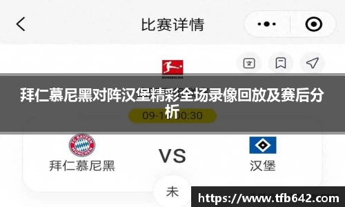 拜仁慕尼黑对阵汉堡精彩全场录像回放及赛后分析